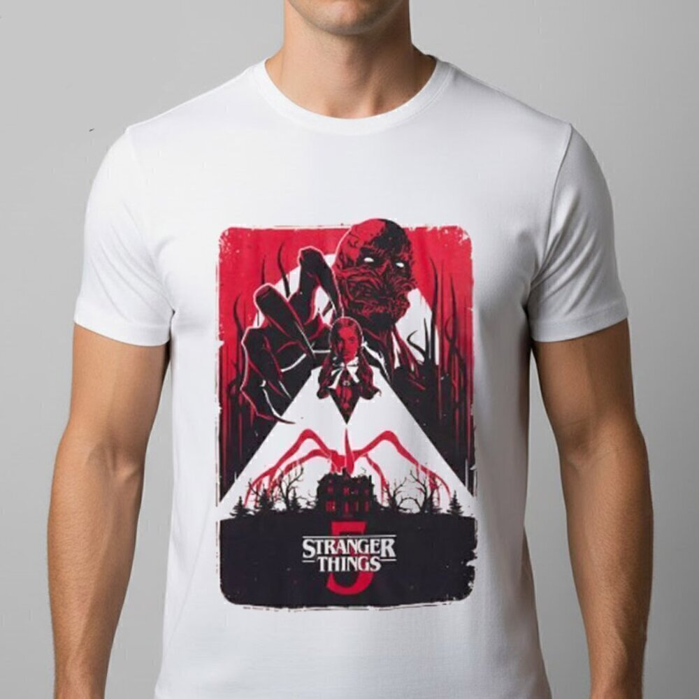 Stranger Things Season 5 Vecna And Max Unisex T Shirt .